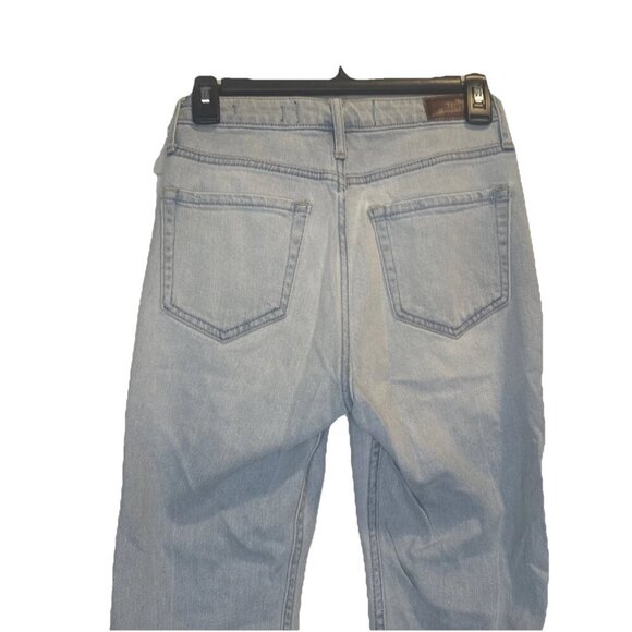 Hollister Ultra High Rise Mom Denim Jeans Vintage Stretch Distressed 24w X 27L - Picture 5 of 11